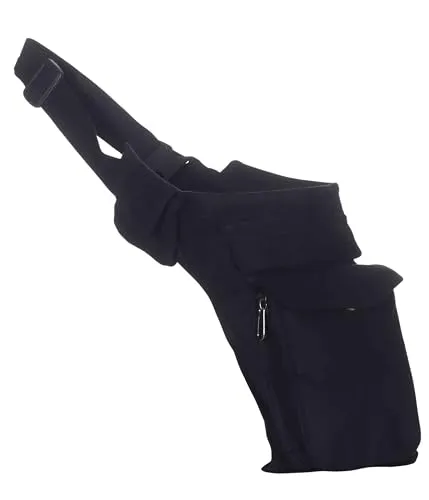 Kunst und Magie Goa Hippie Bauchtasche in schwarz von Kunst und Magie