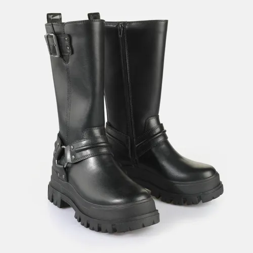 Buffalo 1270123 Aspha Biker Boot HI Black Stiefel in schwarz von Urban Styles Agency