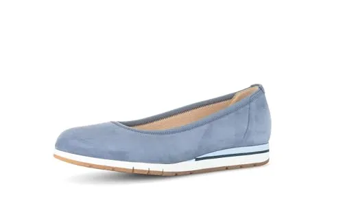 Gabor Comfort Ballerinas aus Leder – Bequem und Stilvoll in blau von Gabor