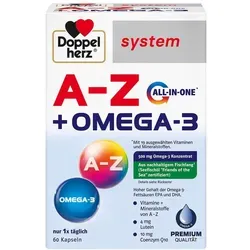 Doppelherz A-Z + Omega-3 all-in-one system Kapseln 90 g