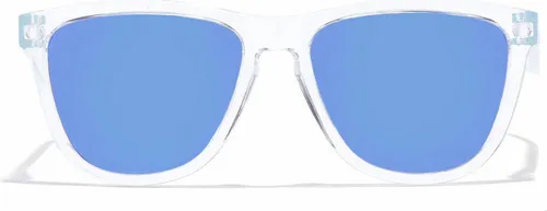 Hawkers One Raw Transparent Blue - Polarisierte Sonnenbrille - Sportbrillen mit 100% UV-Schutz (UV400) und polarisierten Gläsern für klare Sicht ohne Reflexionen. Ideal für modebewusste Träger!
