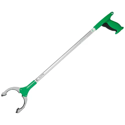 Unger NT080 Müllgreifer Nifty Nabber mit Triggergriff 80 cm - Ergonomischer Müllgreifer für mühelose Müllentfernung. Mit leichtgängiger Trigger-Mechanik und drehbarem Greifkopf für schwer erreichbare Stellen. Hält bis zu 4,5 kg und öffnet bis 13 cm. Ideal für effiziente Einsatzmöglichkeiten.