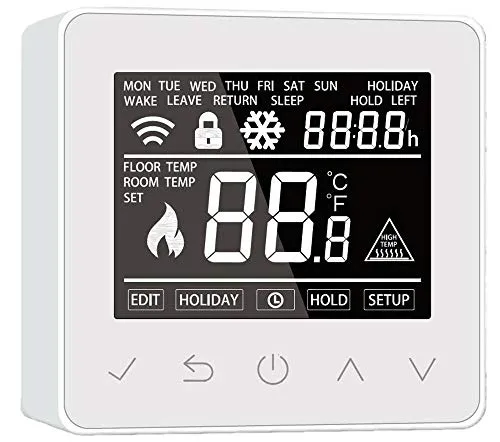 Thermostat ET61W White für elektrische Fußbodenheizung mit Twin-Technologie - Steuerung über Smartphone