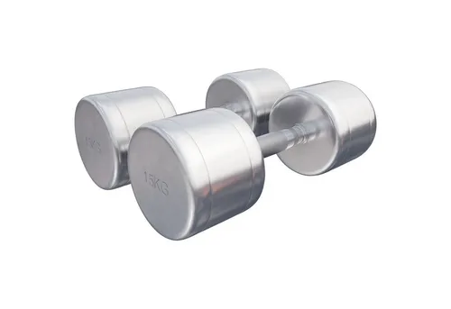 GORILLA SPORTS Kurzhantel Chrom - Einzeln/2er Set, 2-30kg Gewichte, Gerändelt, Stahl - Hantelset, (Set)