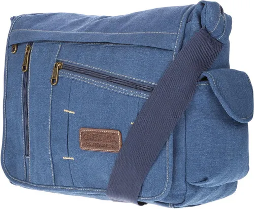 Kurier- & Schultertaschen Blau von Christian Wippermann