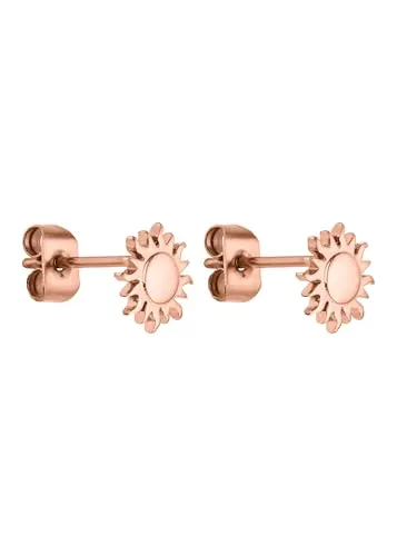 Purelei Paar Ohrstecker Solea, mit Schmucksteinen - Ohrstecker im sonnigen Design, aus hochwertigem 18K vergoldetem Edelstahl – ein elegantes Accessoire für jeden Anlass.