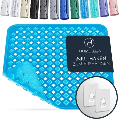 Homerella Duschmatte rutschfest in blau von Homerella