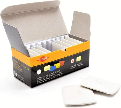 KLEIBER Schneiderkreide 10er Set weiß