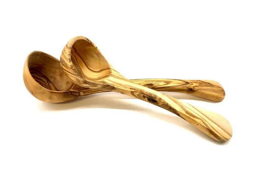 Schöpfkelle 30 cm OLIVENHOLZ Holz