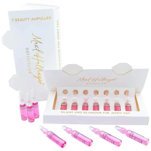 Hallingers Genuss Manufaktur 7er Set Beauty Ampullen - Maxl Hallinger Duftatelier Ampulle mit hochwertigem Serum
