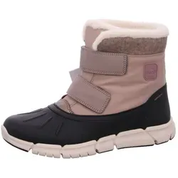 Geox J Flexyper Winterstiefel Beige - Wanderschuhe für Mädchen, atmungsaktiv und wasserdicht dank RESPIRA™ Technologie, ideal für aktive Abenteuer bei jedem Wetter.