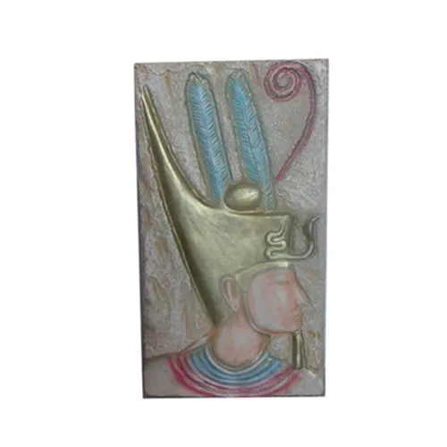 Ägypten Wandbild Relief Deko Falke 90x49 cm - Dekoratives Wandbild aus Kunststoff mit ägyptischem Falkenmotiv. Ideal für jeden Raum, von Wohnzimmer bis Flur. Bringt einen Hauch von Exotik in Ihr Zuhause.