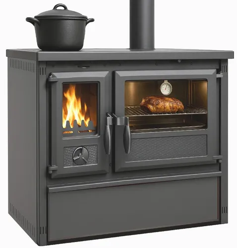 TRGO Gartenkamin Forno - Outdoor-Küchenofen in gussgrau - Genießen Sie gesellige Abende im Freien mit dem TRGO Gartenkamin Forno. Ideal für Grill- und Backvergnügen im Freien, bietet er eine effiziente Wärmequelle und ein großes Backfach für köstliche Gerichte.
