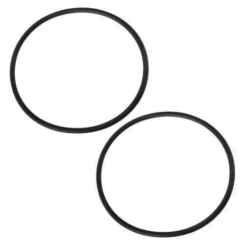 Be In Your Mind 2 Stück Sandfiltersiebdeckel O-Ring-Dichtung O-Ringe Dichtungstüllen P6563 Kompatibel mit Bestway Flowclear 1000 1200 1500 125x115x5mm Schwarz
