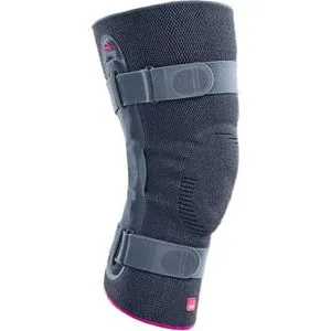 Medi Kniebandage Genumedi pro Knieorthese, silber, mit Silikonring, Größe III