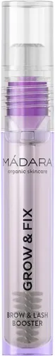 MÁDARA Organic Skincare Grow & Fix Brow & Lash Booster 4 ml - Hyaluron Serum & Creme, doppeltes Augenbrauen- und Wimpernserum für Länge, Glanz und Volumen – für voller aussehende Brauen und Wimpern.