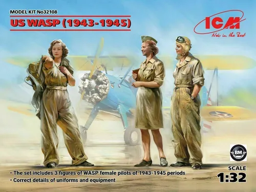 ICM US Wasp / Amerikanische Pilotinnen (1943-1945) 1:32 Bausatz Model Kit 32108