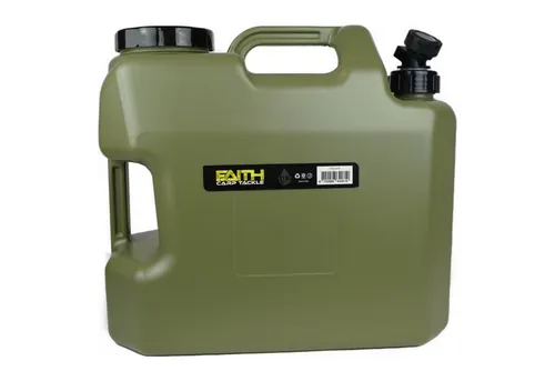 Faith Wasserkanister mit Zapfhahn 18L - Lebensmittelechter Wassertank für Outdoor - Kanister für Angler und Camper, 18 Liter, mit Schraubdeckel und Auslaufhahn für müheloses Befüllen und Entnehmen.
