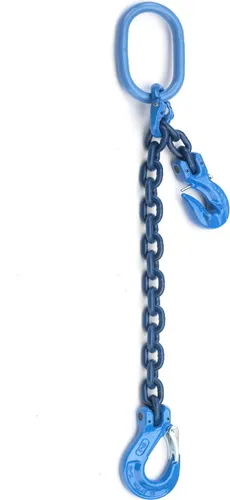 Joma-Tech 1-Strang Anschlagkette 1,5m GK10 10mm blau VK. in blau von Joma-Tech GmbH