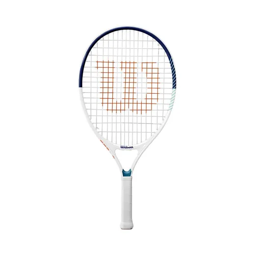 Wilson Roland Garros ELITE 21 Junior Tennisschläger - Tennisschläger für Kinder, leicht und robust, ideal für Anfänger und Fortgeschrittene im Alter von 5 bis 6 Jahren. Inspiriert vom Stil der Roland Garros, bietet er hervorragende Kontrolle und Power.