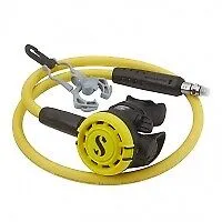 Scubapro R105 Octopus - Zuverlässiger Atemregler - Oktopusse mit klassischem Downstream Ventildesign für zuverlässige Atemleistung und robustem Metallgehäuse. Ideal für sicheres Tauchen. 