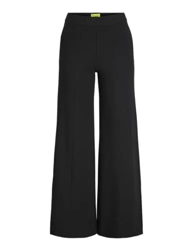 JJXX Damen Jxida Nancy Wide Hw Pant PNT Sn, Black, S / 32L