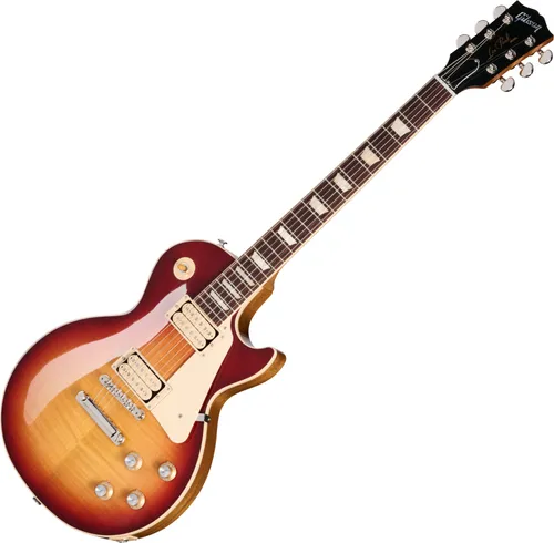 Gibson Les Paul Standard 60s DT VBB - Limitierte SC-Style E-Gitarre in Vintage Bourbon Burst, mit hochwertigem Mahagoni-Korpus und 60s Burstbucker Tonabnehmer für einzigartigen Klang; inkl. Koffer, ideal für professionelle Musiker.