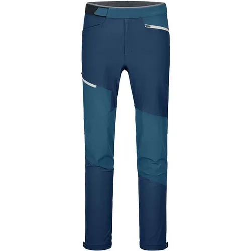 Ortovox Vajolet Herren Kletterhose - Dunkel Blau - Größe L - Wanderhosen, ideal für Bergsport und Klettern mit robustem Material und hervorragender Bewegungsfreiheit.