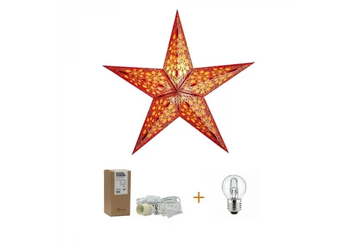 mitienda Papiersterne Papierstern Festival Orange zum Aufhängen