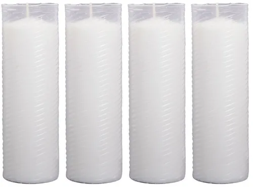 HS Candle Grabkerze 4-tlg Nachfüllkerze N4 - Hochwertige Grabkerzen im Spar-Set für eine würdige Ruhestätte. Brenndauer ca. 75 Stunden, sofort einsatzbereit und ideal für Grablaternen. Genießen Sie Qualität und Trost in einem!