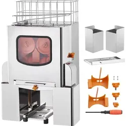 Automatische Orangenpresse von SucceBuy, 120 W, Edelstahl