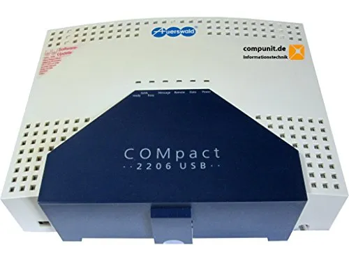 Auerswald COMpact 2206 ISDN-Telefonanlage USB - ISDN-Telefonanlage mit USB-Anschluss, ideal für moderne Bürokommunikation und flexible Nutzungsmöglichkeiten.
