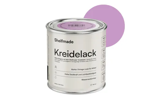 shelfmade Kreidefarbe Kreidefarbe Möbel Shabby Chic Holzlack DIY - Chalk Paint matter Look