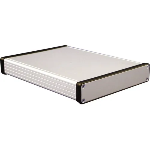 Hammond Electronics 1455L1601 Profil-Gehäuse aus Aluminium - Robustes Profil-Gehäuse in Aluminium für vielseitige Anwendungen. Maße: 160 x 103 x 30.5 mm, ideal für den professionellen Einsatz.