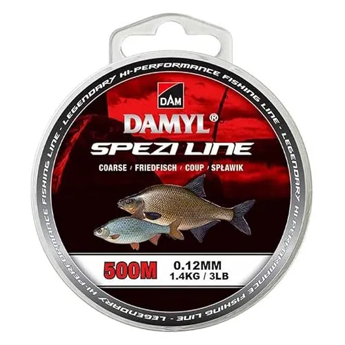 DAM Damyl Spezi Line - Angelschnur Friedfisch - Friedfischschnur monofil (0,16 mm / 2,4 kg)