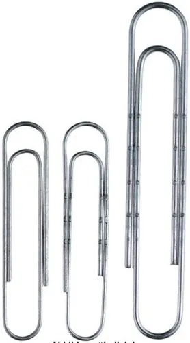 ALCO-Albert Büroklammer 50mm Größe gewellt/verzinkt, Alco 1503497-XX