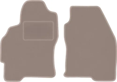 Beigefarbene Vordermatten für Ford Mondeo MK2