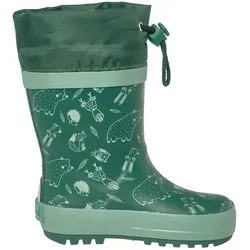 Playshoes Jungen Unisex Gummistiefel mit Zugband, Waldtiere, 26 EU - Wasserdichte Gummistiefel für Kinder, ideal für regnerische Tage. Mit Zugband, Reflektoren für Sicherheit und robustem Profil für guten Halt.