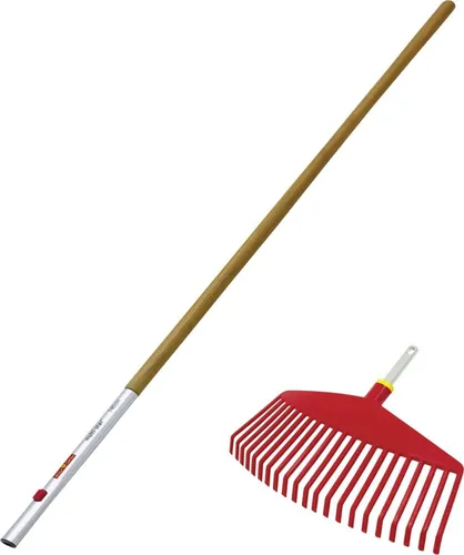 Wolf Garten Fächerbesen UI-M+ZM140 42 cm Arbeitsbreite, inkl. Eschenstiel