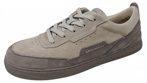 Groundies Zurich Barfußschuhe Beige - Komfortabel und Stilvoll - Bequeme Barfußschuhe für Damen in der Farbe stone sand. Ideal für den Alltag, mit flachem Absatz und hochwertigem Leder. Perfekt für ein natürliches Laufgefühl.