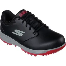 Skechers Go Golf Jasmin Sneaker schwarz 37 EU - Sportlicher Sneaker für Golfer, in Größe 37 EU, mit atmungsaktivem Glattleder und rutschfester Gummi-/Synthetiksohle für optimalen Halt auf dem Golfplatz.