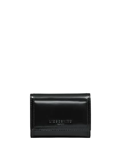 Liebeskind Lisa Louisa Spazzolato Geldbörse schwarz 2148718-9999 - Damen-Geldbörsen aus hochwertigem, glattem Leder mit elegantem Design, perfekt für stilbewusste Frauen.