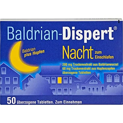 BALDRIAN DISPERT Nacht zum Einschlafen üb.Tabl. 50 St