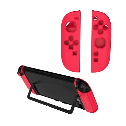 Für Nintendo Switch 2 Joy-Con Controller Silikon Full Cover Schutz Hülle Rot