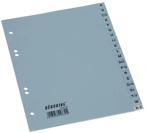 Büroring Register A-Z A5 hoch 20-teilig,