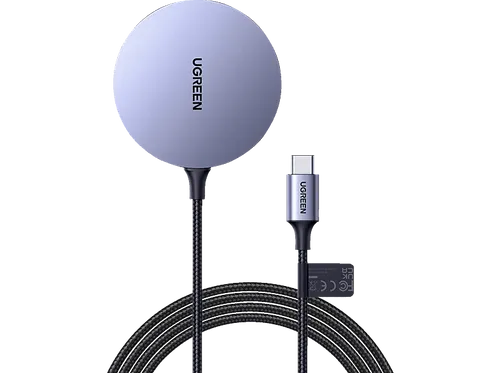Produktbild UGREEN 15W Magnetischer Wireless Charger Apple, Samsung, Huawei, Xiaomi, Lenovo, etc, Dark Gray