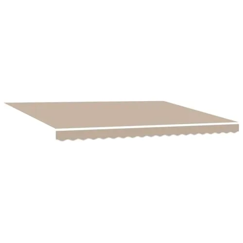 vidaXL Ersatzstoff für Markisen 4,5x3 m Beige von vidaXL
