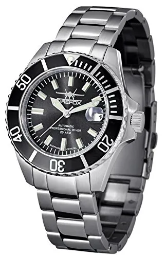 FIREFOX Herren Automatikuhr SEA COMMANDER FFS520-102 - Armbanduhr für Herren mit 20ATM Wasserdichtigkeit, Saphirglas und Automatikwerk für höchste Präzision und Langlebigkeit - ideal für Sport und Alltag.