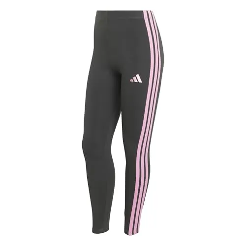 adidas ESSENTIALS 3-STRIPES Leggings für Damen, grau in grau von adidas