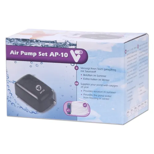 Velda Teichbelüftung Teichbelüfter Set AIR PUMP AP-10 VT 145050 - Wasserpumpen, leistungsstarker Teichbelüfter für optimale Sauerstoffversorgung und gesundes Teichklima.